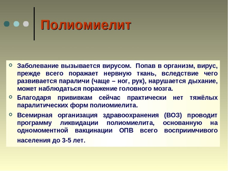 ПОЛИОМИЭЛИТ.